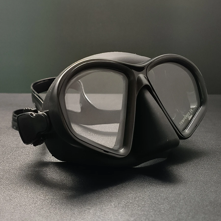 Low Volume Optical Scuba Diving Mask Nearsight Customize Prescription Glass Diving Glasses Power Range from -1.5 to -6.0