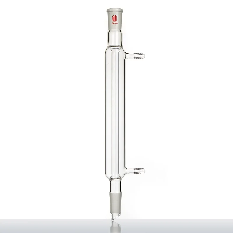 SYNTHWARE Rectocondensor, 14/20 19/22 24/40 29/42, φ 8mm/10mm small nozzle, Borosilicate straight condenser, C20