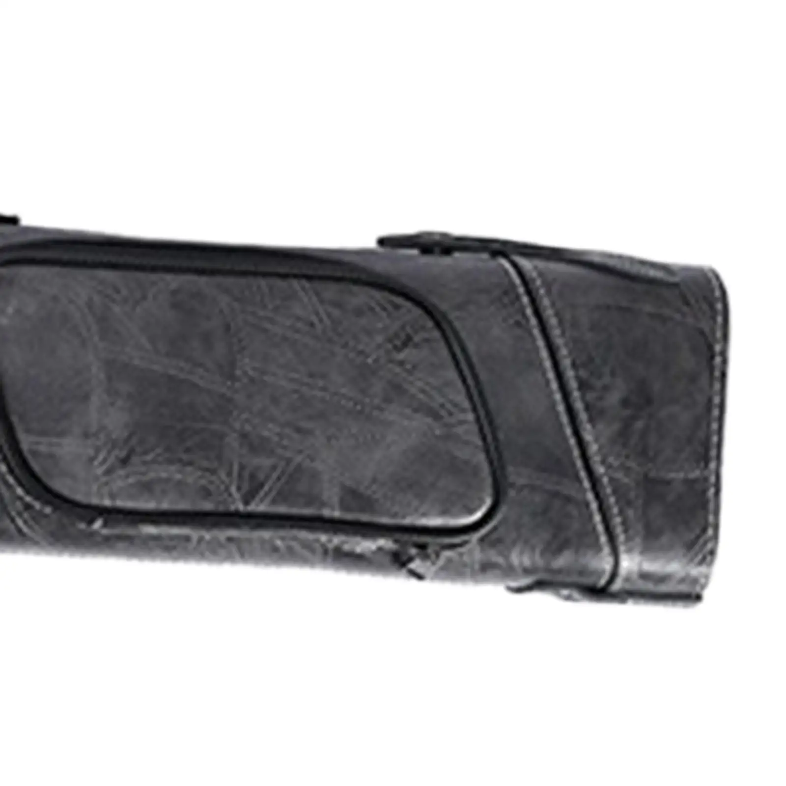 

Billiard Cue Case PU Leather Protective Pool Stick Bag Large Capacity Cue Holder for Billiard Players Storage