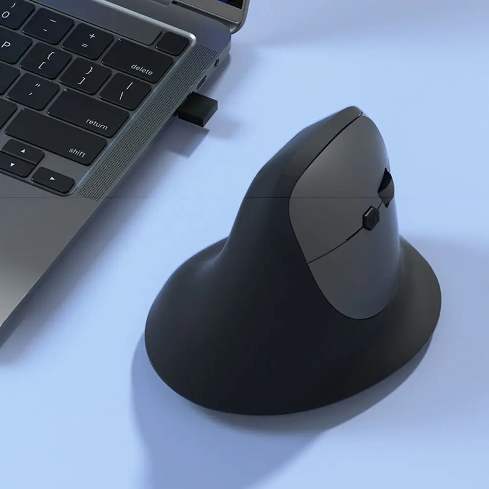 

Gift 2.4G Vertical Mouse 6 Mute Buttons 800/1200/1600DPI Ergonomic Optical Mouse Comfortable Relax Gaming Mice Office