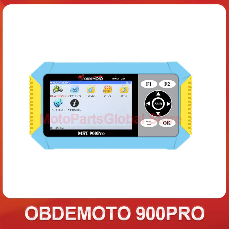 OBDEMOTO 900Pro for BMW HONDA YAMAHA motorcycle diagnosis, key programming tool, maintenance light reset tool BMW key less