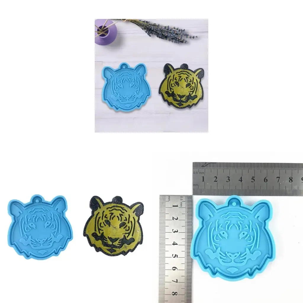 DIY Shiny Glossy for Head Silicone Mold Charms Mould Resin Epoxy Jewelry