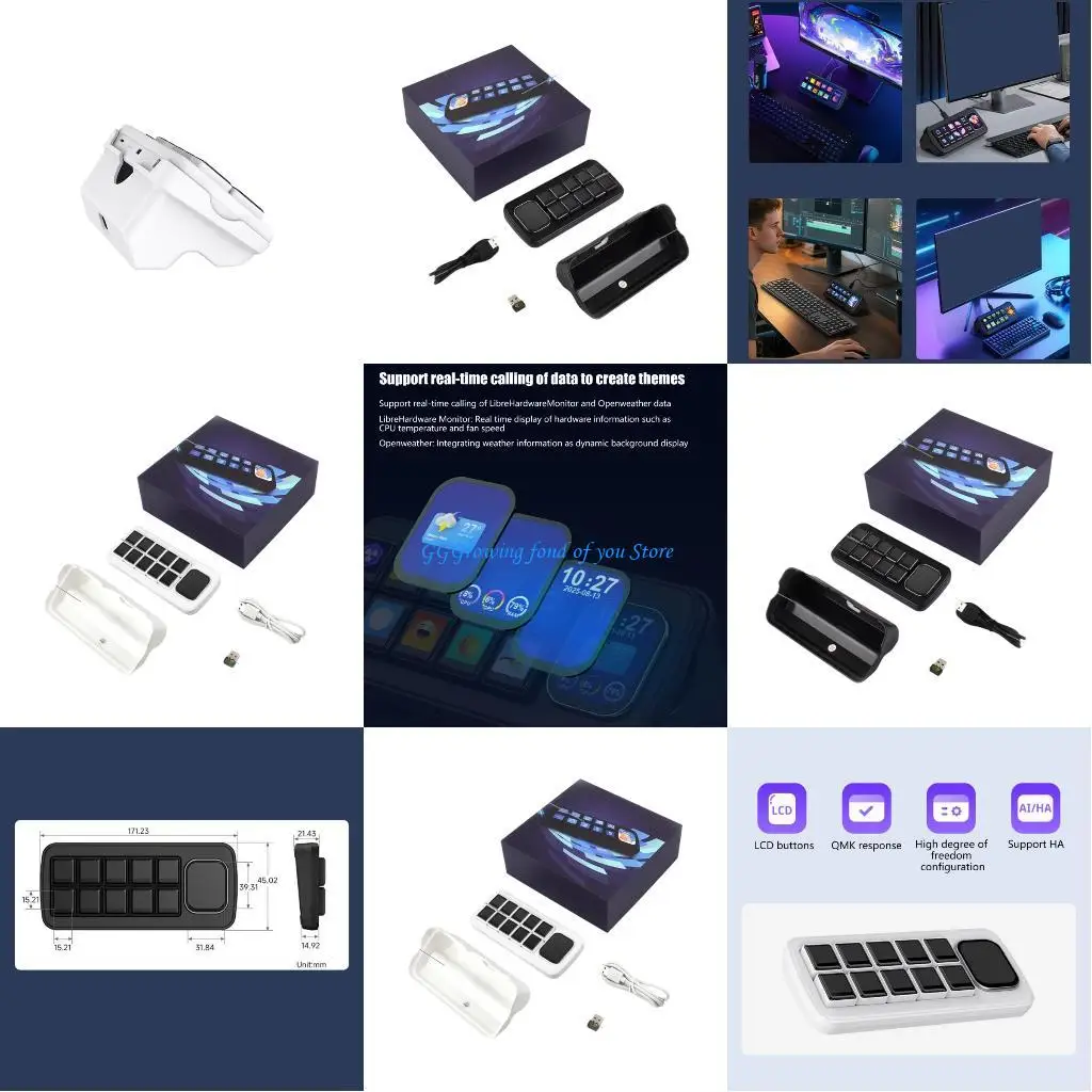 H9EB Intelligent Home Automation Hubs With Voice Activated Command Multi Screen Display And Integrated HA Thermostat Control