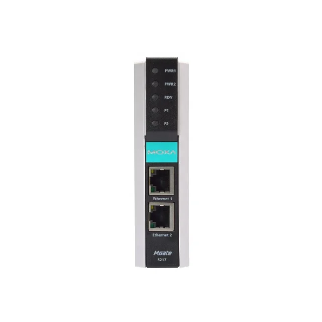 2025 hot sale MOXA 2-port Modbus RTU/ASCII/TCP to BACnet/IP gateway MGate 5217-600-CN