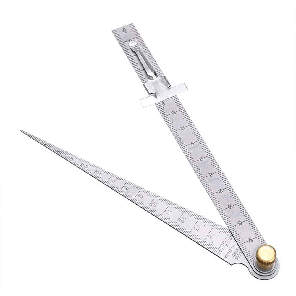 1-150mm Feeler Gauges Bore Measuring Tool Stainless Steel Wedge Taper Ruler For Construction Railways Electricity Field Measure