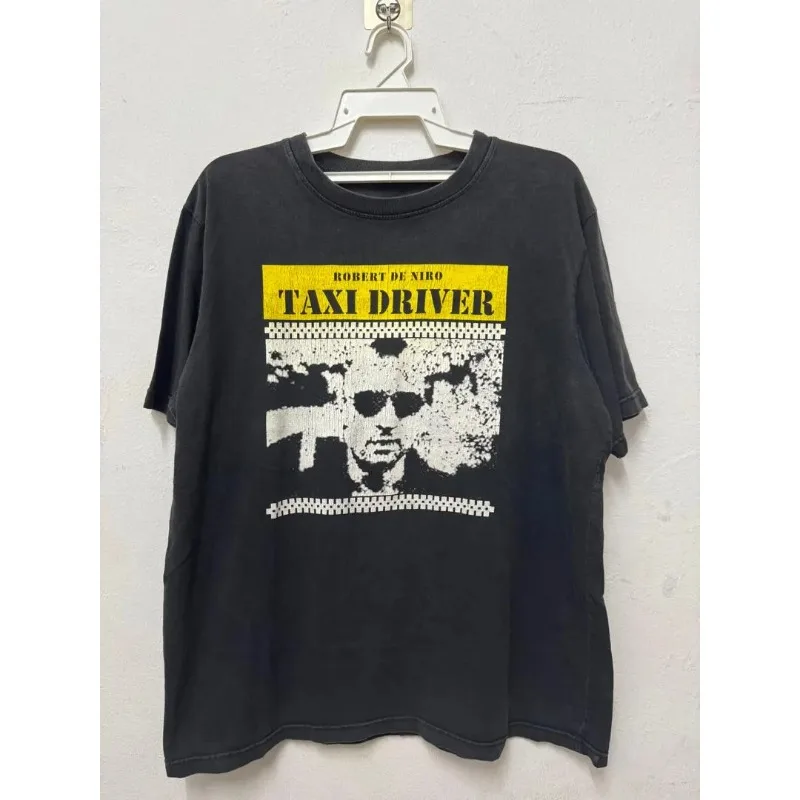 Retro Taxi Driver Reberto De Niro Movie T-shirt Summer New Unisex Casual Fashion Cotton T-shirt