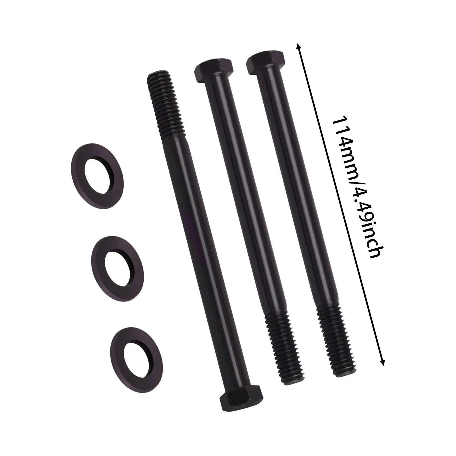 Steel Auto Frame Bolts with Washers Steering Gearbox Mounting Kit for GM 1964-1993 Chassis Repair Accessories