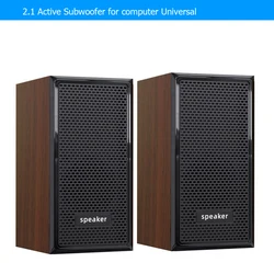 2.1 Subwoofer Universal Left /Right Small Speaker USB Power 3.5mm Plug Auxiliary Box A Pair Of DIY Modification Active