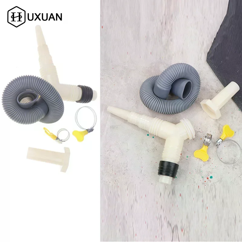 Drain Tee Adapter For Washer Dryer Drain System Drain Tee Adapter With Extended Drain Hose Home Tools