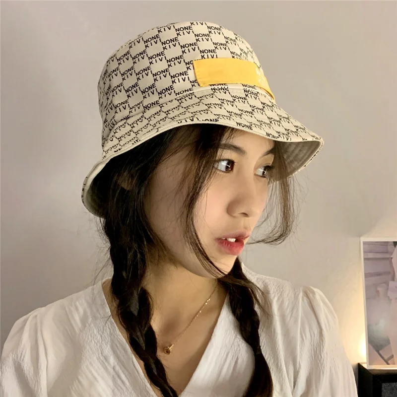 Fashion Travel Fisherman Hat Summer Ladies Double-sided Pot Hats Spring and Autumn Street Fashion All-match Outdoor Sun Cap