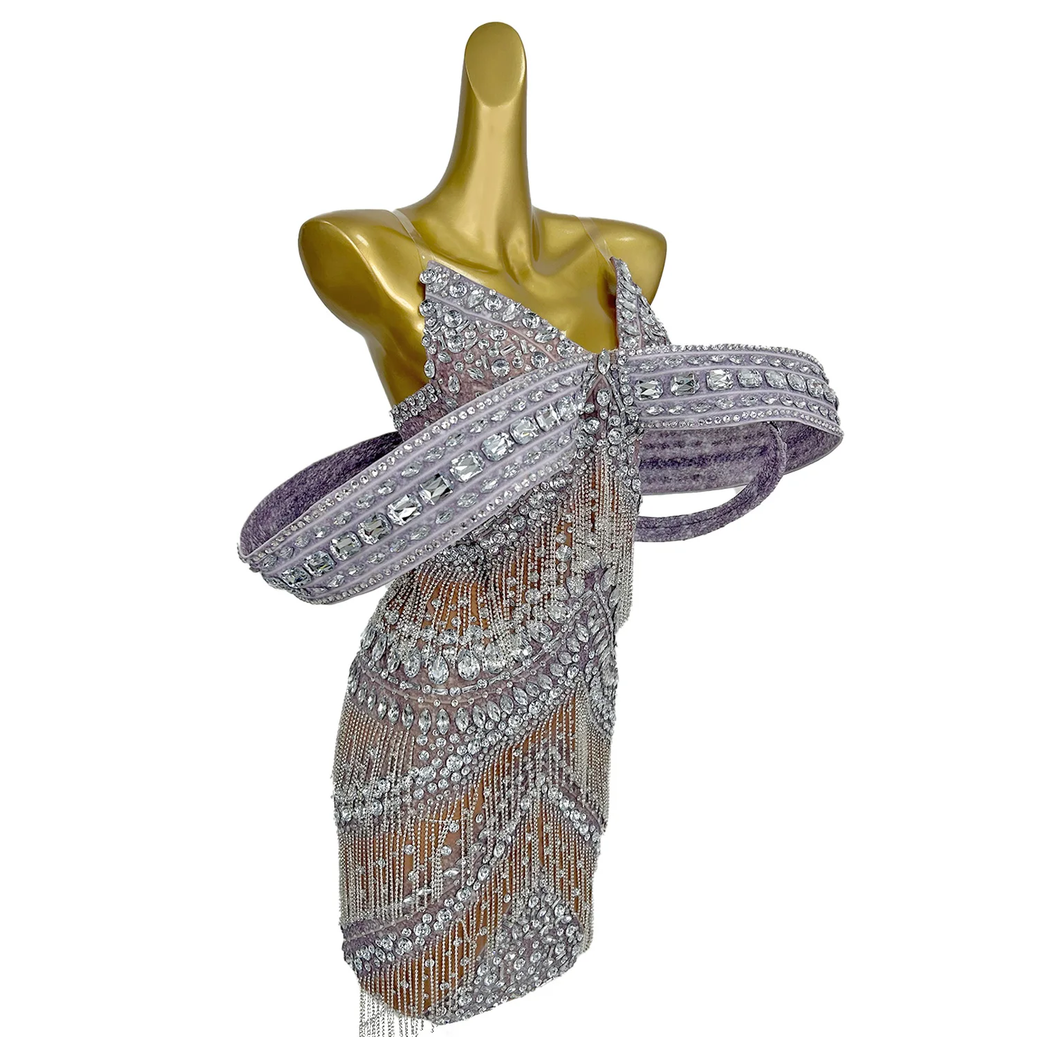 반짝이는 라인스톤 고급 미니 드레스 오프숄더 럭셔리 이브닝 드레스 생일 파티 가운 졸업 무도회 드레스 미디엑시앙