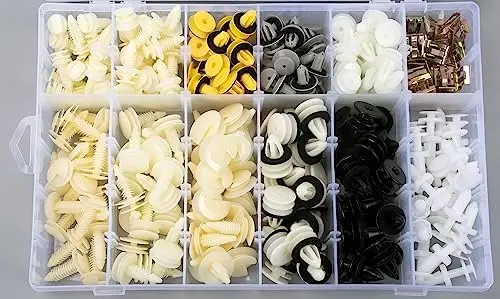 

OAUTOO 240pcs Door Trim Clips for GM, Buick, Cadillac, Chevy, GMC - Interior Panel Fasteners Kit