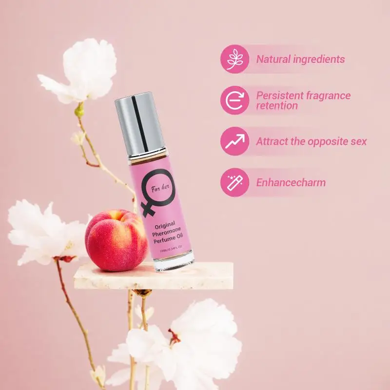 [Y]10ml Pheromone Roll-On Fragrance For Men Women Sexually Flirting Essential Long Lasting Refreshing Charming Perfume