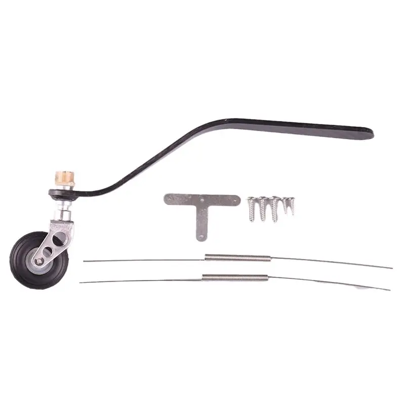 

Комплект задней опоры шасси из углеродного волокна FBIL + комплект рулевого управления с полиуретановыми колесами для самолетов с фиксированным крылом, для двигателей 26CC/50CC/100CC A