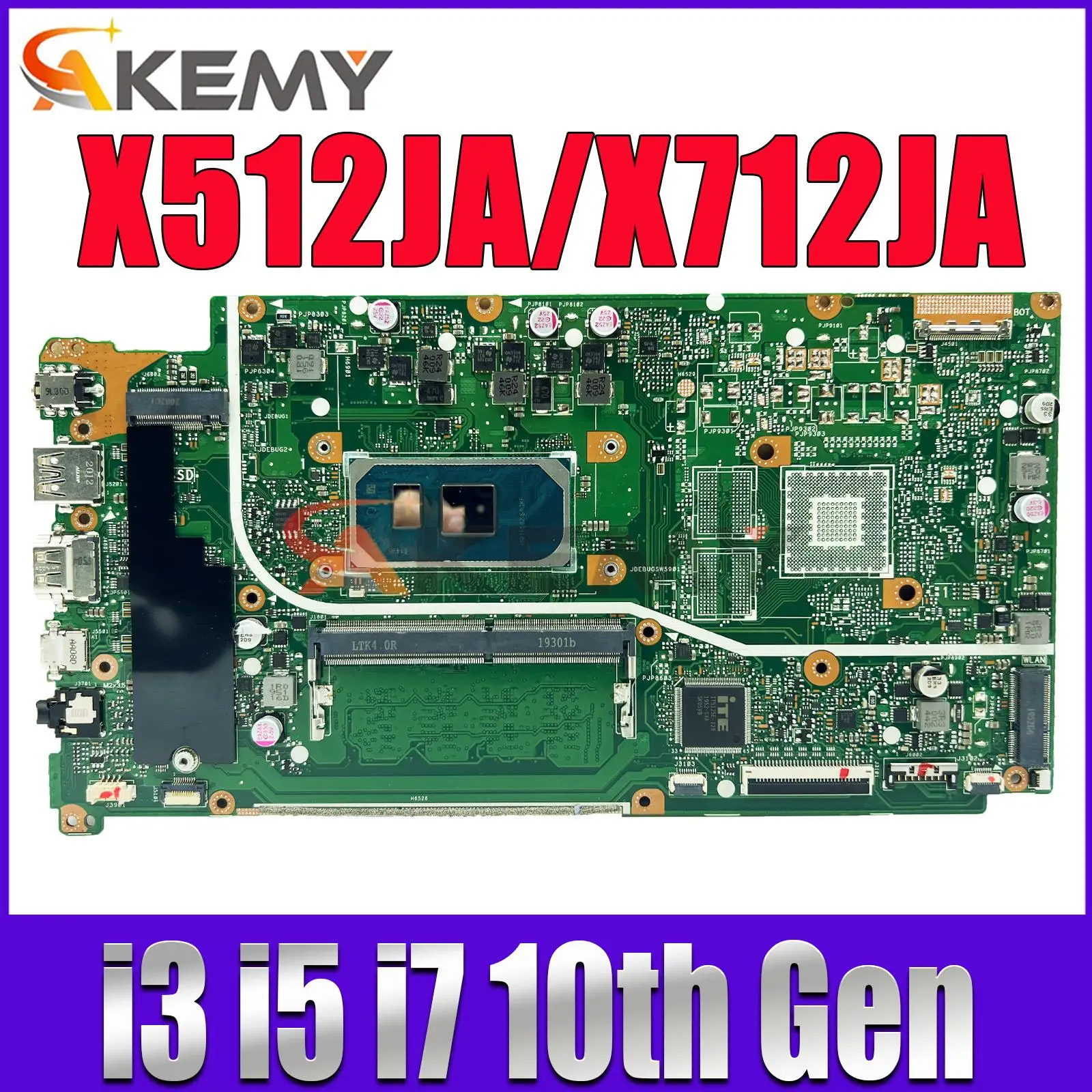 

X512JA Mainboard For Asus X712JA X512JAW X512JAU X512JP X512JF X512J S512J A512J K512J F512J V5000JA V5000J Laptop Motherboard