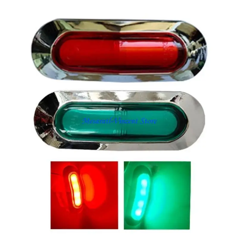 A70F Waterproof 4LED Side Marker Light  Clearance Lights used for Trailer Truck Boat