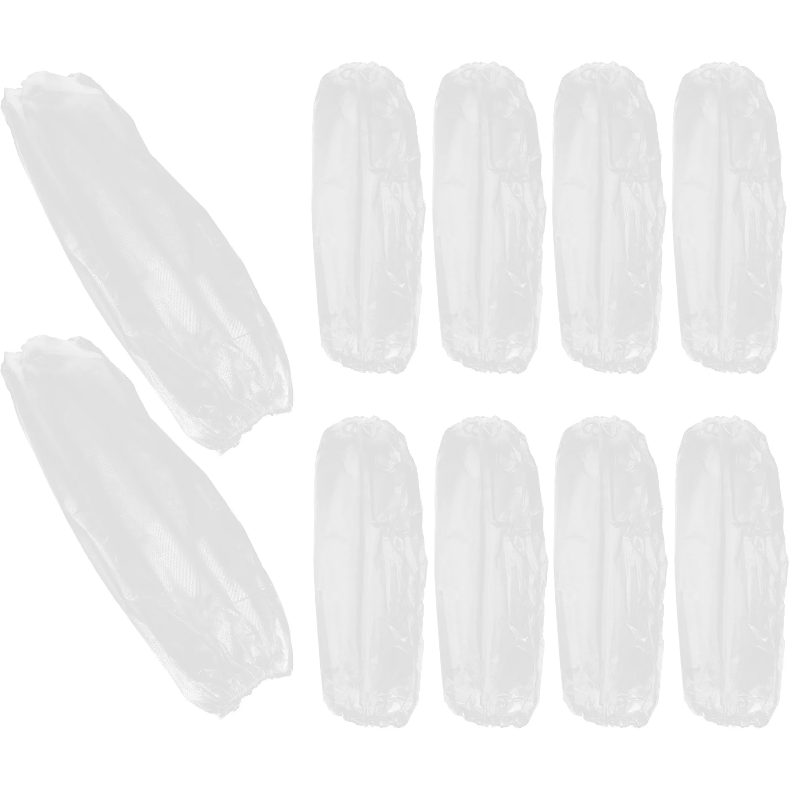 

10 Pcs Waterproof Sleeve Arm Protector Clear Sleeves Camouflage Miss Protective Oversleeve