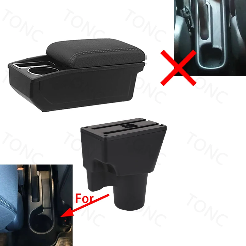 Car Armrest Box for KIA Picanto Central Store Content Box with Cup Holder Products Interior Car-styling Accessory