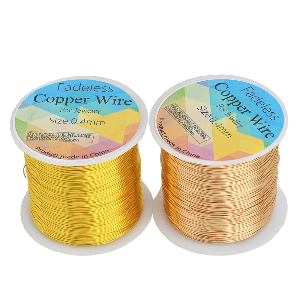 Soft Colored Copper Wire for Jewelry 24/26/28 Gauge 62-100m