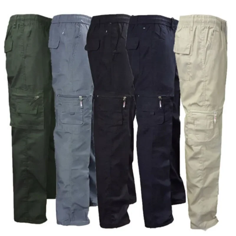 

Hiking Pants Men Autumn Camping Sports Cargo Pants Outdoor Safari Trousers Men Waterproof Hiking Mountain Trekking Ski Pants Men