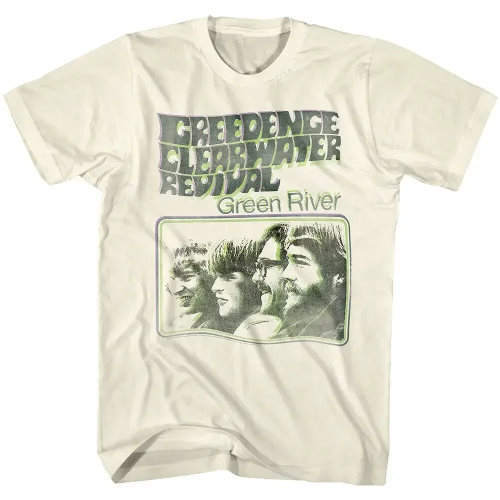 Camiseta de manga corta Creedence Clearwater Revival Bikers para hombre y mujer, camiseta divertida de algodón, ropa informal, 2026