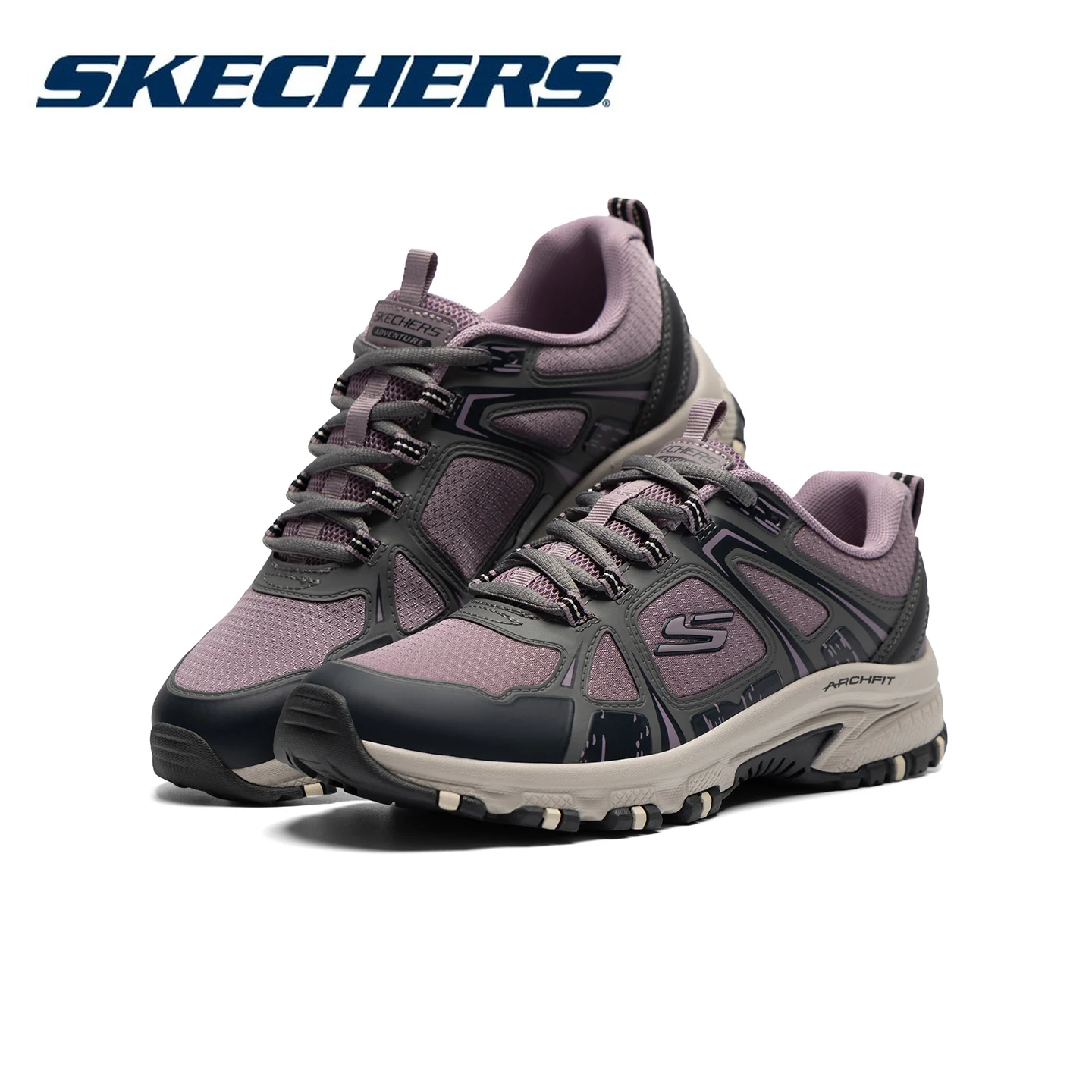 Skechers, zapatillas para correr para mujer, zapatillas ligeras y transpirables con cordones para mujer, zapatillas informales para deportes al aire libre, zapatos antideslizantes, tenis de mujer