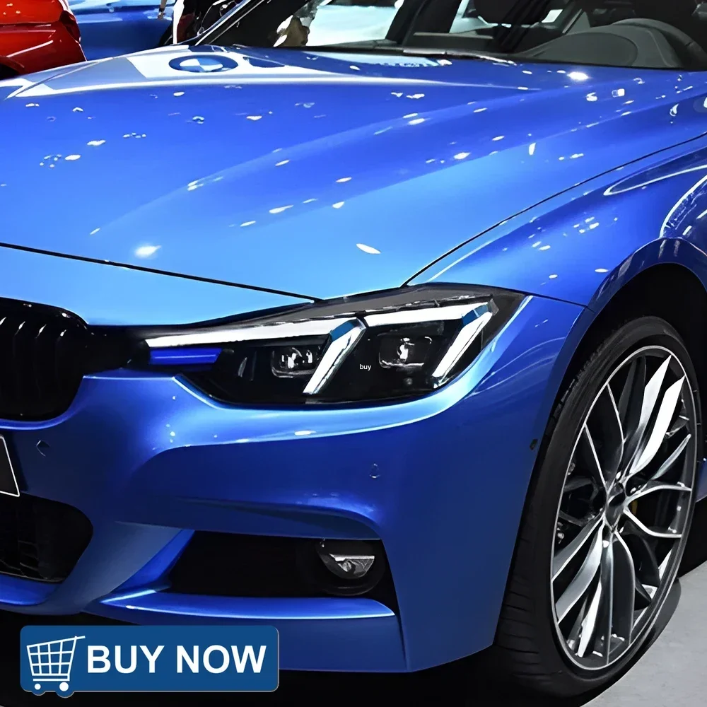 ترقية DRL العارض عدسة أداة الملحقات لسيارات BMW 3 سلسلة F30 F35 318i 320i 325i 330i 2013-2019 سيارة LED مجموعة المصابيح الأمامية #2