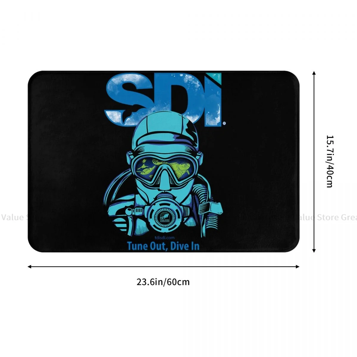 Diving Dive Non-slip Doormat Scuba Diving International SDI Living Room Kitchen Mat Prayer Carpet Home Modern Decor