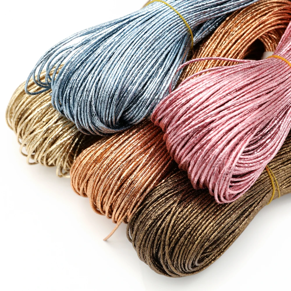 5 Yard PU Leather Strap Findings Crushed Ice Texture Colorful Round Faux Leather Cord String Rope DIY Necklace Bracelet Making
