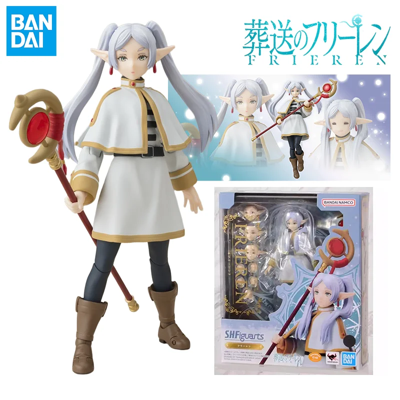 

Bandai Original SHFiguarts SHF Frieren:Beyond Journey's End Frieren Fern Anime Action Figures Toys Collectible Gift for Children