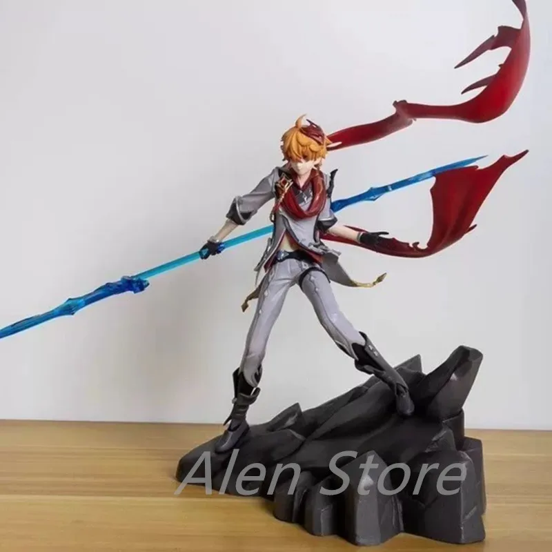 

34cm Genshin Impact Anime Figure Tartaglia Action Figures Two-Dimensional Model Pvc Collection Statue Kids Toys Christmas Gifts