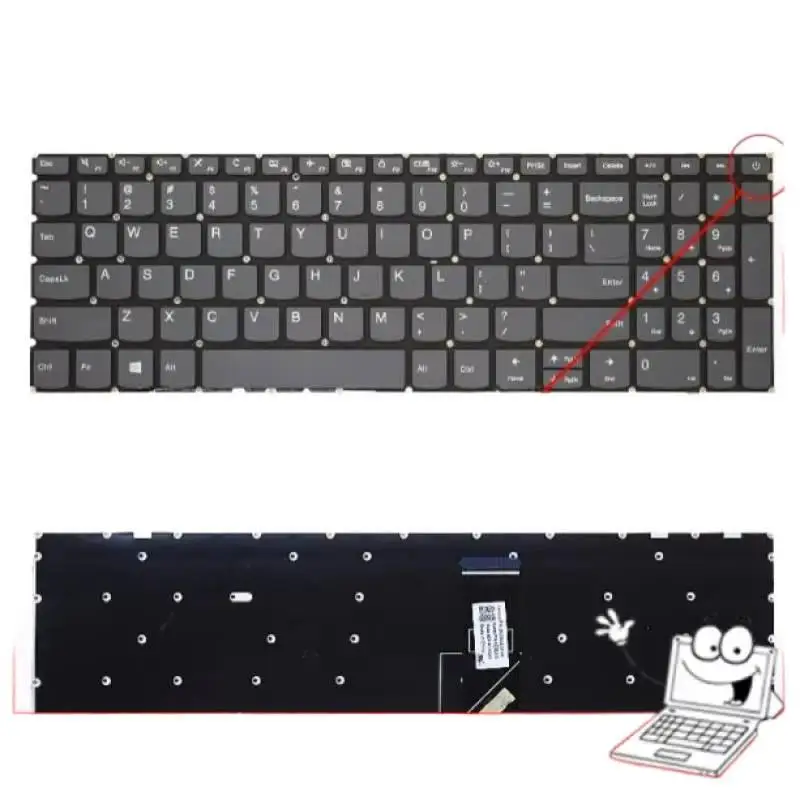 

New for IdeaPad 320-15IKB 320-15ISK 320-17IKB 320-17ISK US Keyboard (*:*)