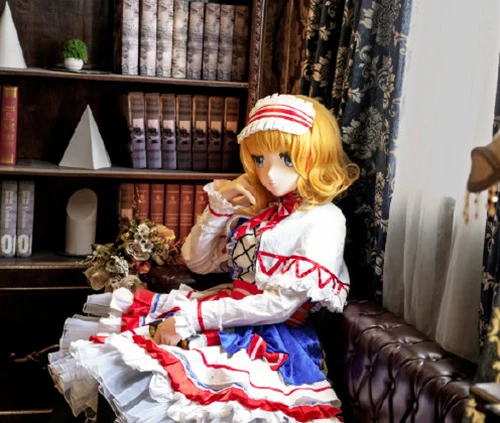 

(KM5164)Top Quality Handmade Female Resin Cosplay Japanese Role Play Alice Kigurumi Mask Crossdresser Doll Transgender Mask