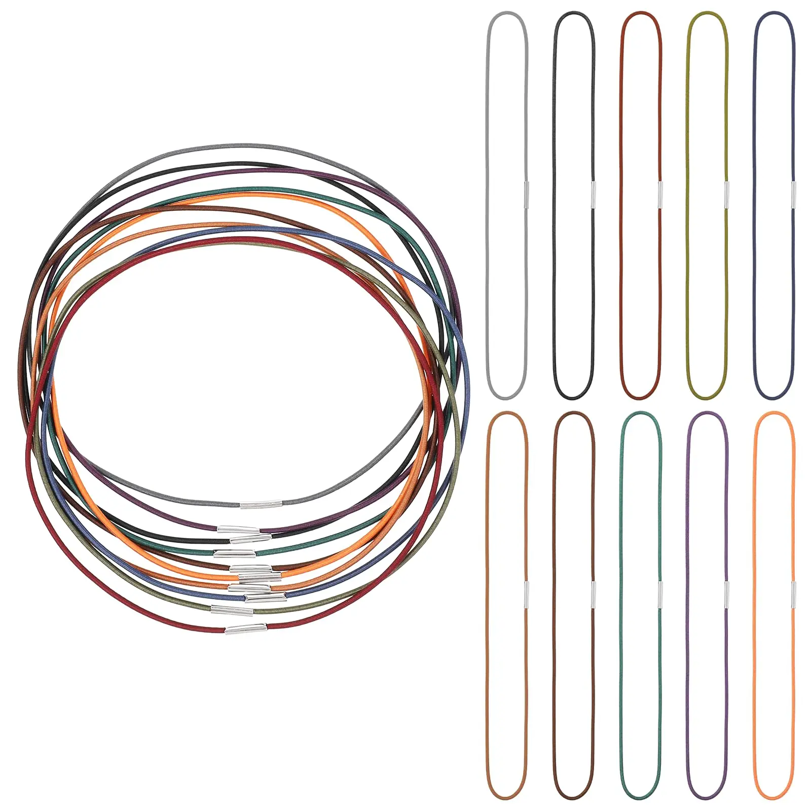 5 peças um conjunto de borracha sobressalente couro notebook acessório para viajantes notebook reparação corda elástica bungee cord