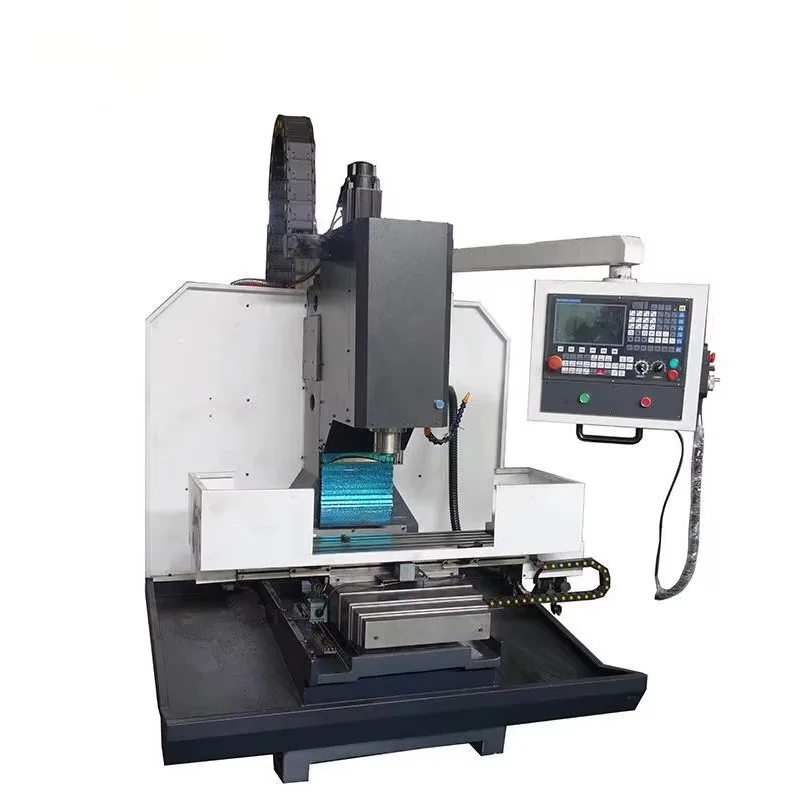 Mesin Bor dan Frais XK7126 Pusat Permesinan Kecil Dapat Menambahkan Sumbu Keempat Peralatan Pengajaran Sekolah CNC
