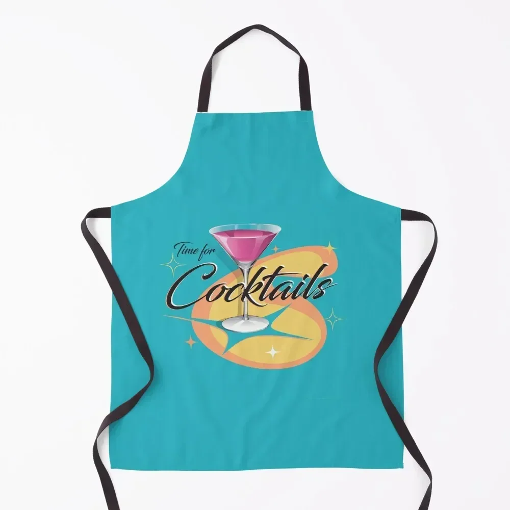 

Time for Cocktails Apron kitchen woman For Women Kitchen Kitchen For Man Kids Apron
