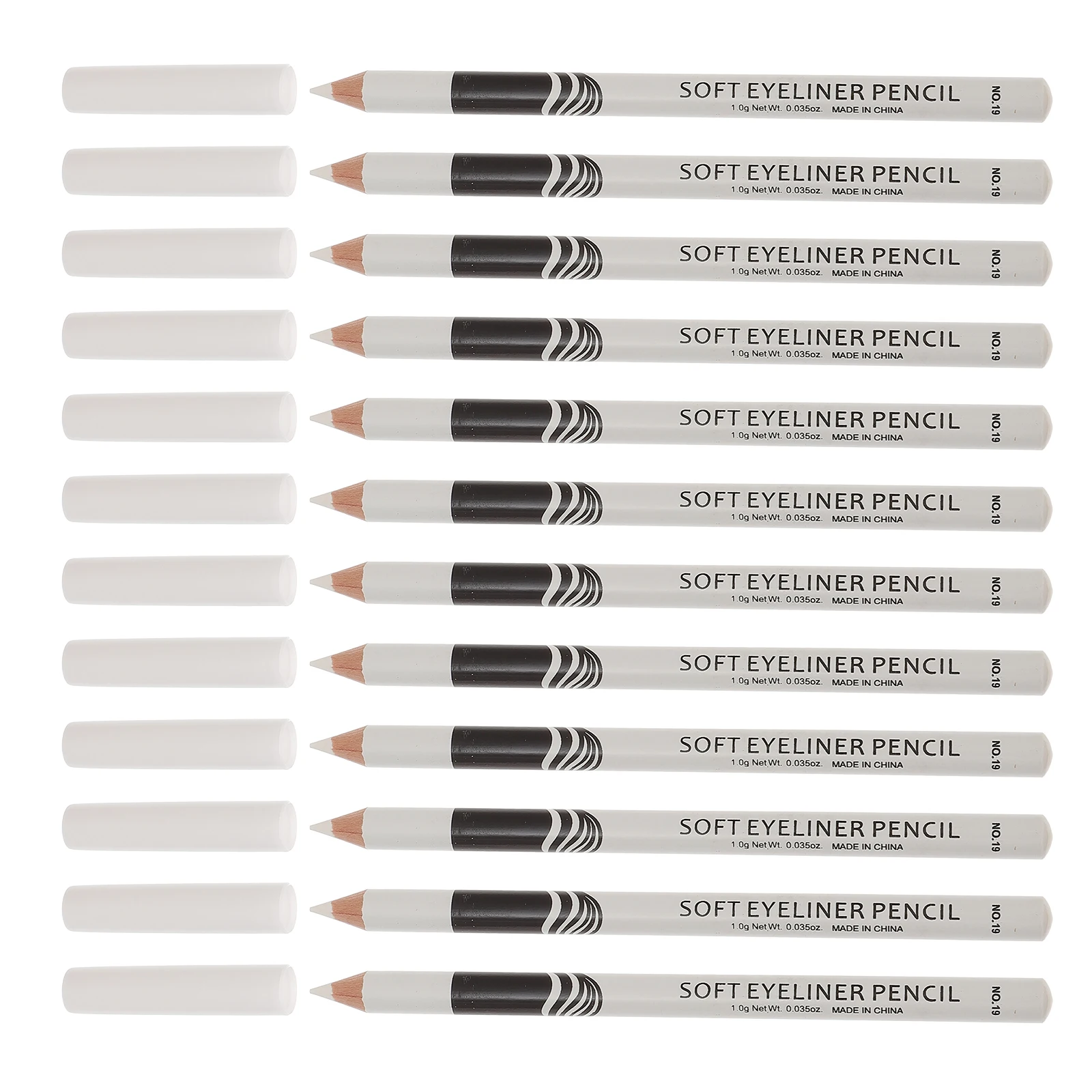 

12Pcs White Eyeliner Pencil Waterproof Multifunction Highlighter Makeup Pen Eye Cosmetics Tool Highlighter Pens