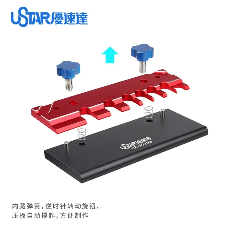 Ustar modelo ferramentas UA-90185/86 folha de gravação avançada torno de dobra modelo ferramentas de construção para modelo militar hobby acessórios diy