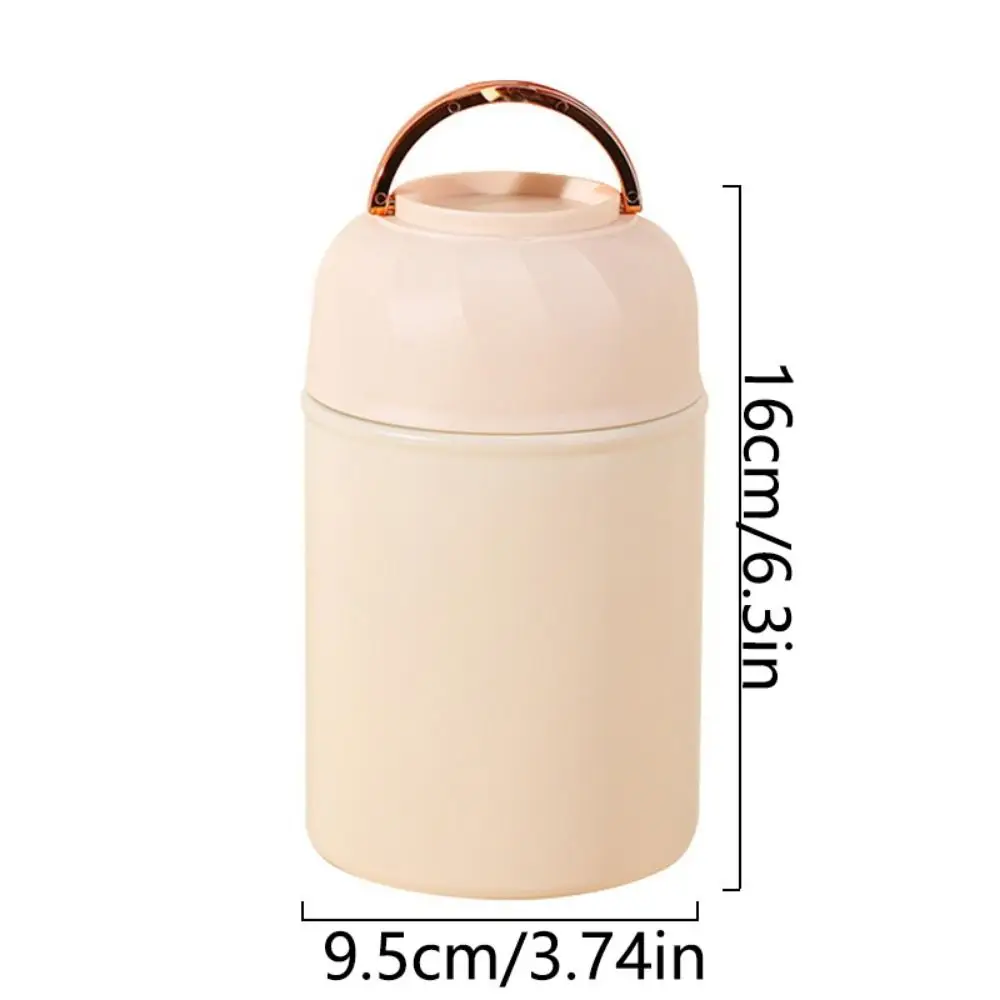 Foldable Spoon Portable Thermos Bucket Leakproof Collapsible Handle 316 Stainless Steel Lunch Box Datechable Vacuum Insulated