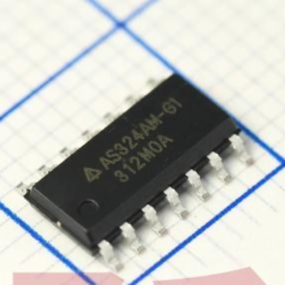 

AS324AM-G1 AS324AMTR-G1 SOIC14 SOP14 SO14 НОВЫЙ Оригинальный операционный усилитель 40 мА, квадрополярный, 20 нА, 36 В, 3 мВ, 7 мкВ/мкВ ° Микросхема операционного усилителя общего назначения, 4 канала