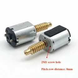 1PC Micro Precious Metal Brush N20 Motor with Metal Worm Gear DC 1.5V-6V 28000RPM High Speed for Toy Models