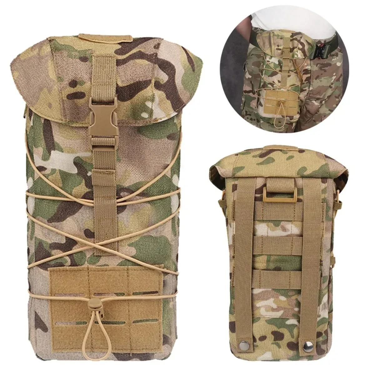 Sac de taille tactique multifonctionnel, pochette de rangement pour articles divers, léger, pour la chasse, équipement de paintball, accessoires de chasse