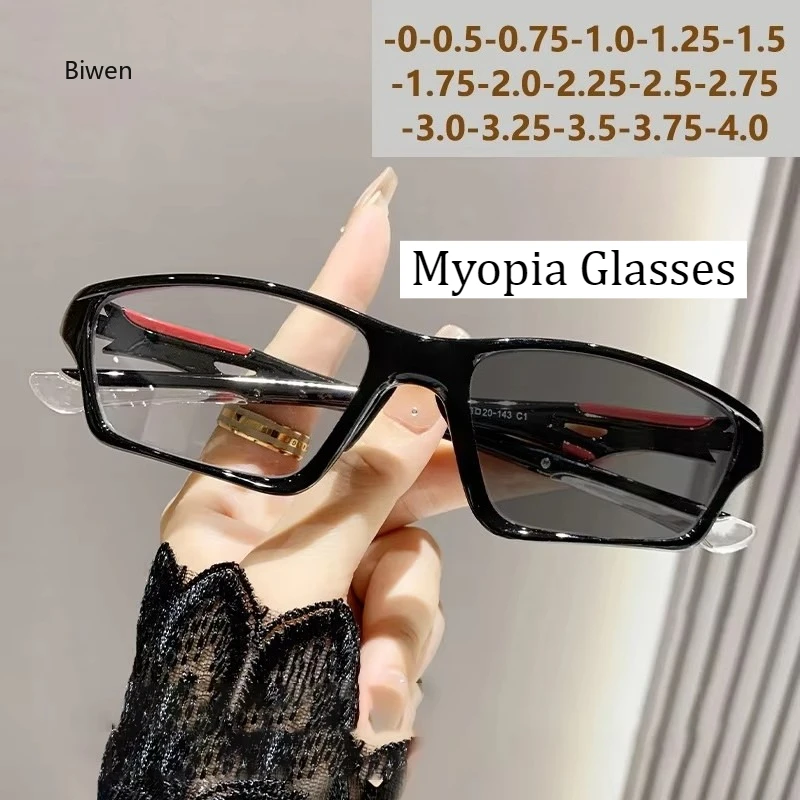 

Tr90 Sport Style Photochromic Anti-blue Light Outdoor Sports Anti-detachment Myopia Glasses Gafas De Lectura Hombre Очки Óculos