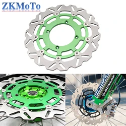 Motorcycle 320mm Front Rear Brake Disc Floating Rotor For Kawasaki KX250F KX450F KX 250 450 250F 450F 2006-2018 2019 2020 2021