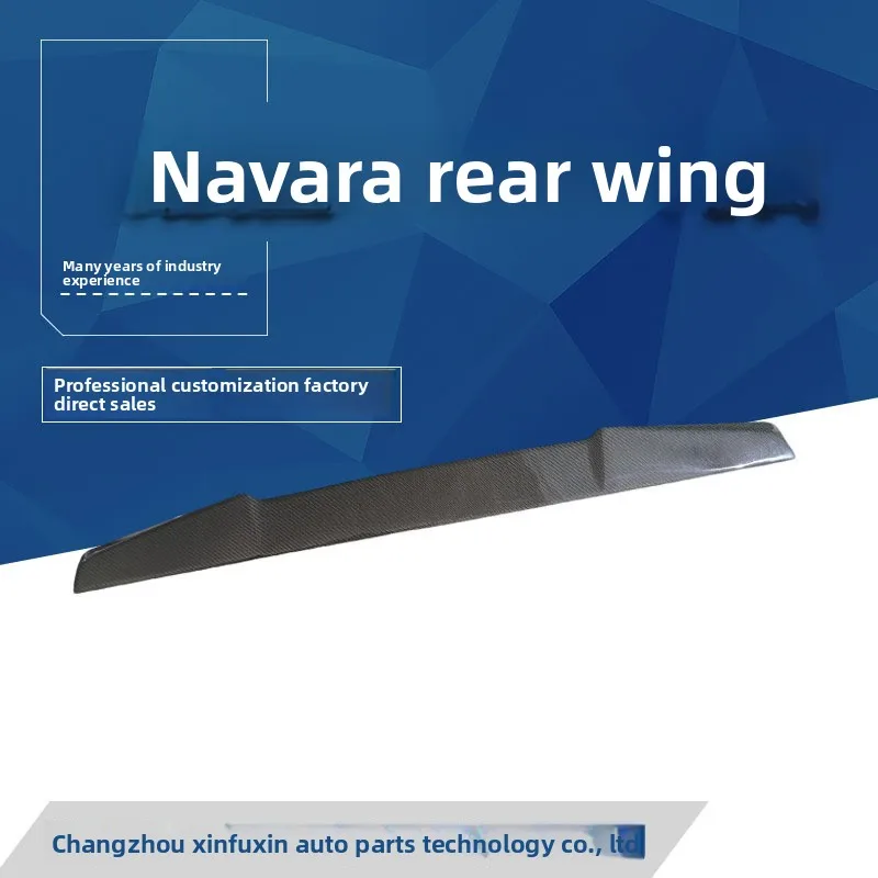Trim Strips For Navarra NP300 Carbon Fiber Fixed Wind Wing Trunk