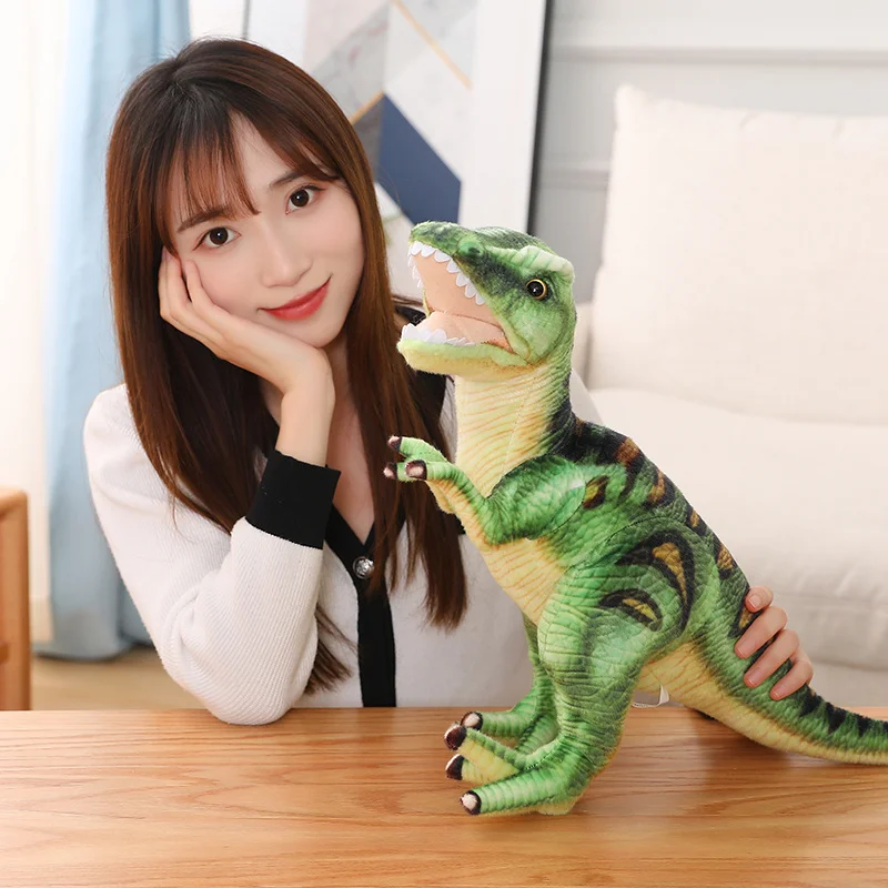 38-54cm Simulation Tyrannosaurus Plush Doll Rex Plush Jurassic World Dinosaur Stuffed Toy Lifelike Gifts Room Decro