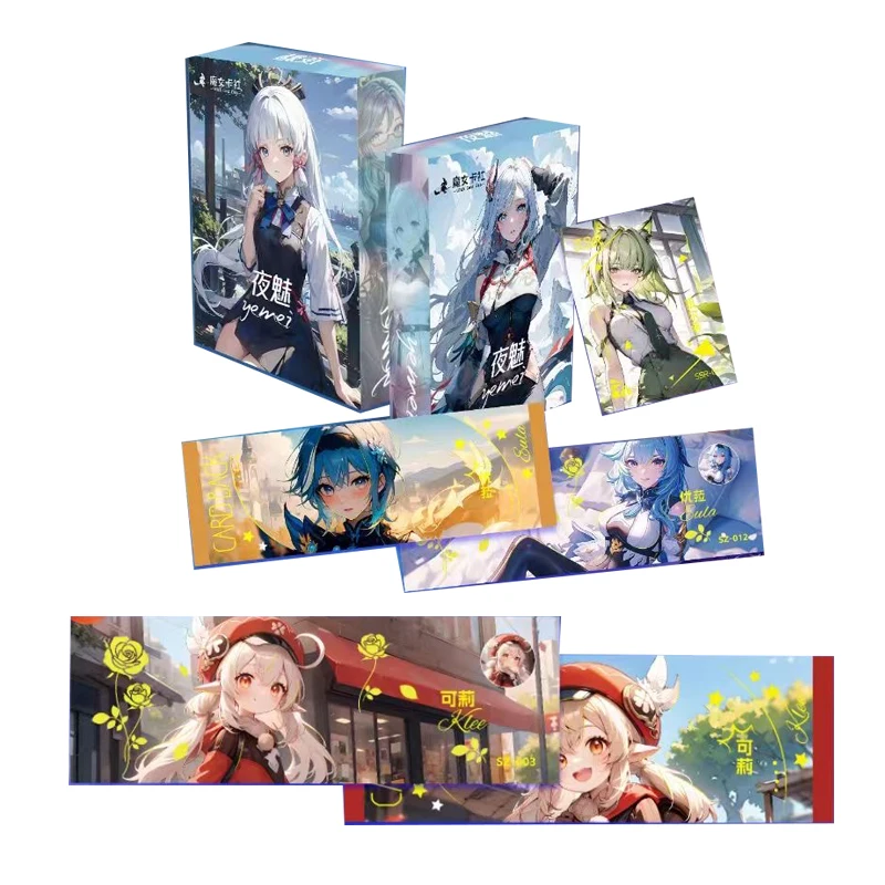 

Wholesale Goddess Story Cards Booster Box WITCH CARD CLUB YEMEI Rare Anime Table Playing Game Board Cards