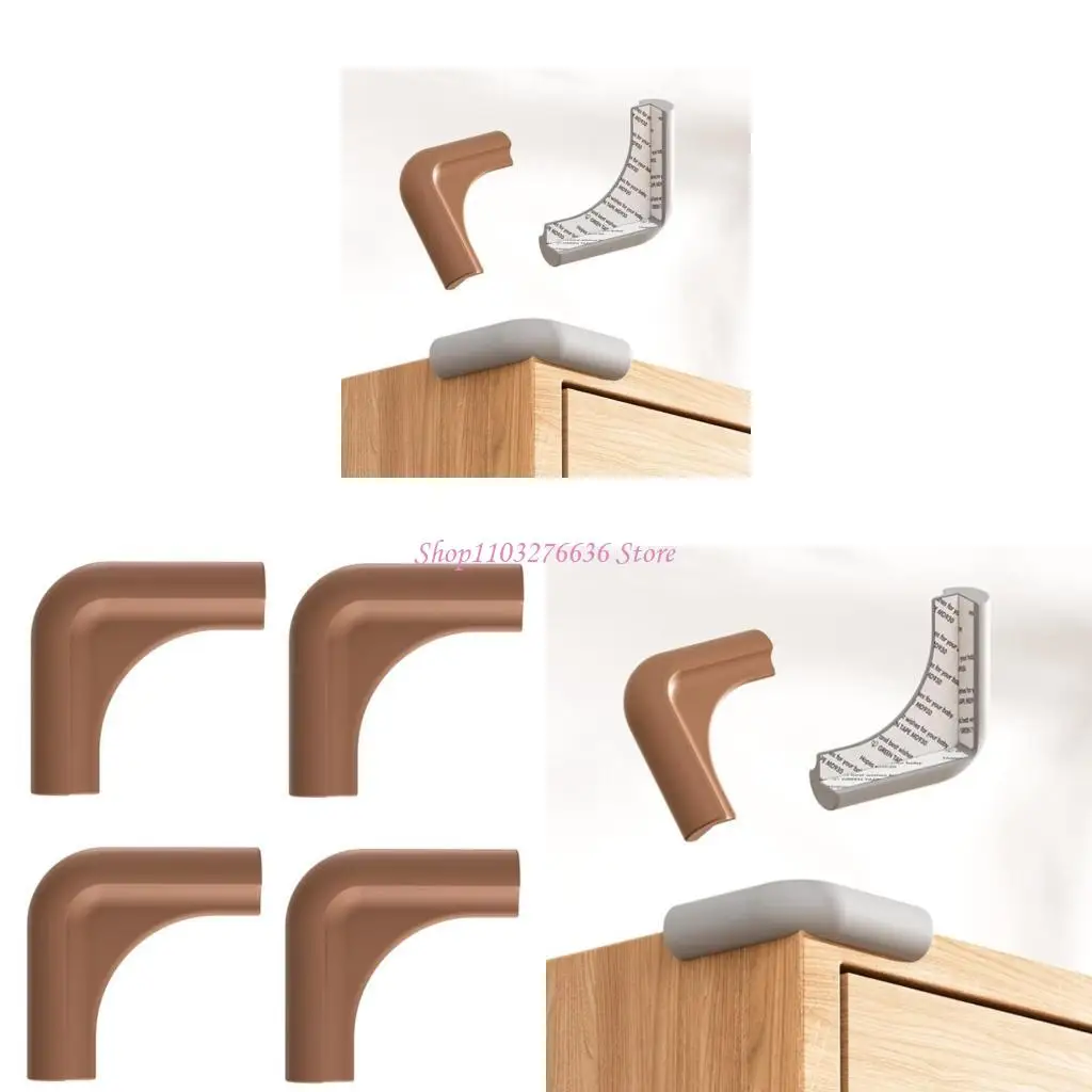

R6FD 4pcs Baby Proof Bumper Cushion Safety Corner Protectors Corner Guard Protectors