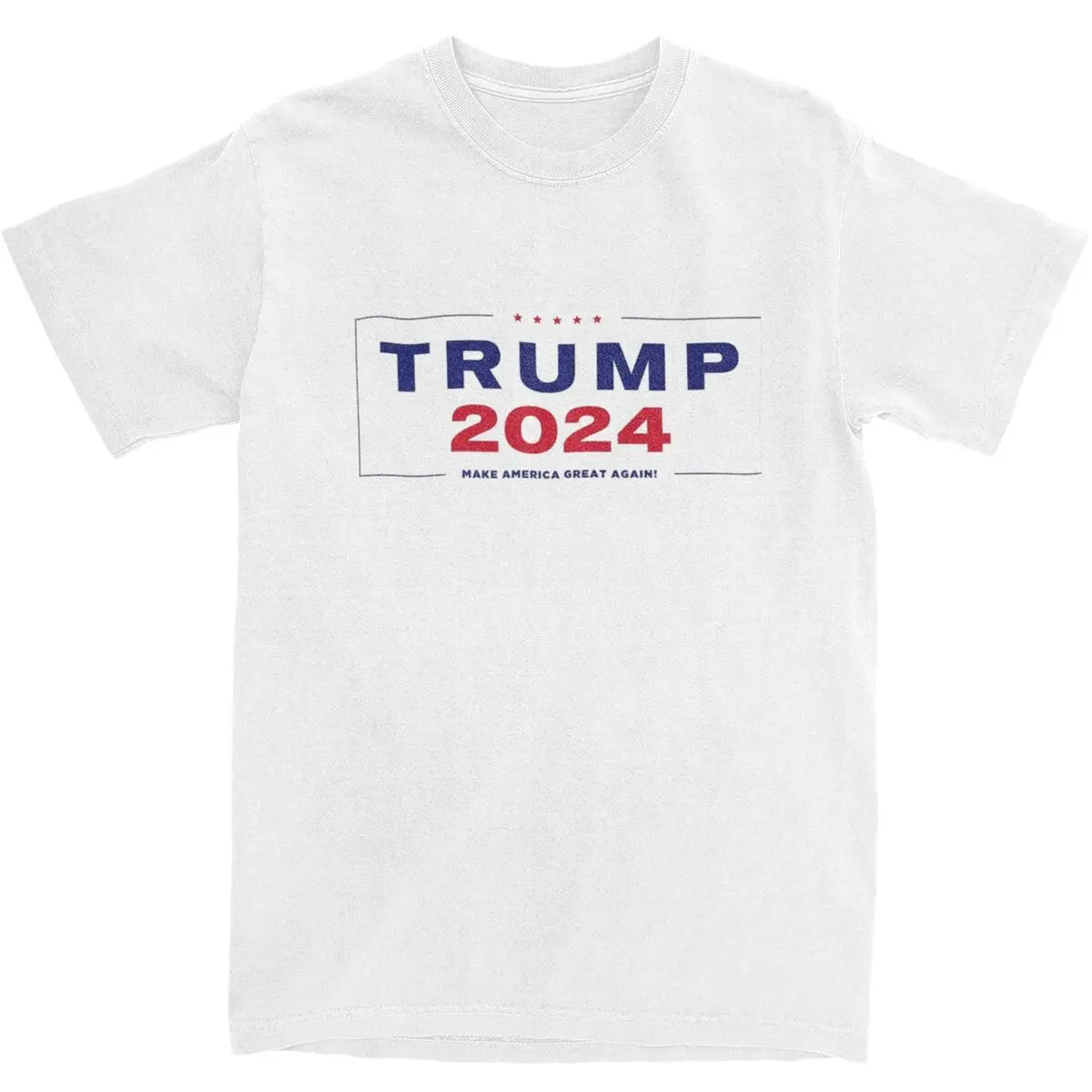 Trump 2024 USA T Shirt Beach Independence Day Y2K Casual T-Shirts 100 Cotton Harajuku Tshirt For Mens Short-Sleeved Top Tees