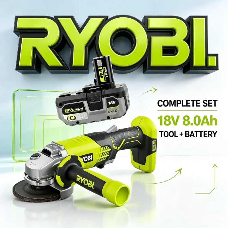 18V 8.0Ah Original RYOBI Battery,strong Shock Absorption,battery Protection,FIT P108 P104,for RYOBI 18V Cordless Power Tools
